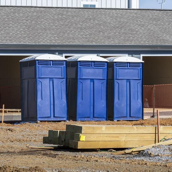 Heavy-duty construction site porta potty in Dexter, Missouri